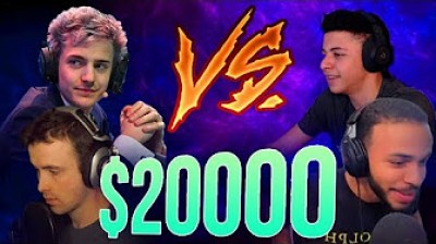 Dr Lupo & Ninja VS Myth & Hamlinz $20000 Fortnite Friday