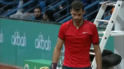 Grigor Dimitrov loses it - Breaks 3 rackets!
