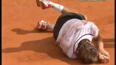 Julian Benneteau crazy injury vs Murray