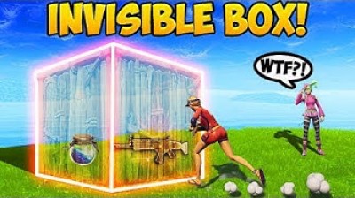 Invisible Box vs Biggest Noob - Fortnite Battle Royale