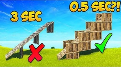 TRICK!! WORLD RECORD SPEED BUILD!! - Fortnite Battle Royale