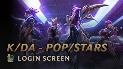 K/DA - POP/STARS (ft Madison Beer, (G)I-DLE, Jaira Burns) Login Screen - League of Legends