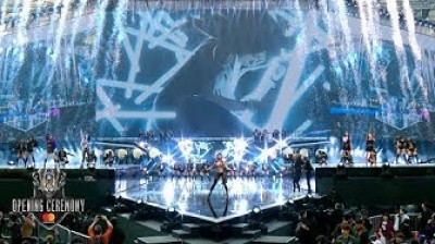 Ceremomia de apertura presentada por Mastercard - Final  2018 - Copa del Mundo de League of Legends