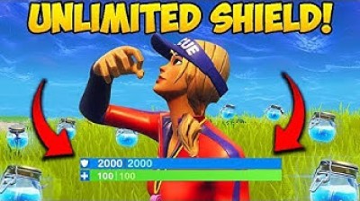 Unlimited shields trick? Fortnite Battle Royale