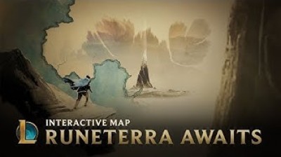 "Runeterra os espera" Interactive Map - League Of Legends