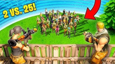 ¿Victoria en duo contra 25 jugadores? Fortnite Battle Royale
