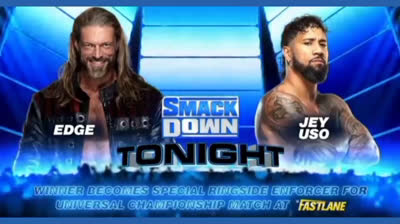 EDGE VS JEY USO - SMACK DOWN 19 DE MARZO DE 2021