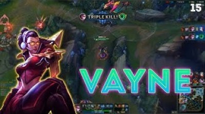 Amazing plays & Pentakill (1v5) Vayne in League of Legends