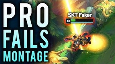 League of Legends fails - Pro Players montage