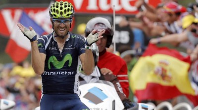 Victoria de Alejandro Valverde en la Col de Peyresourde
