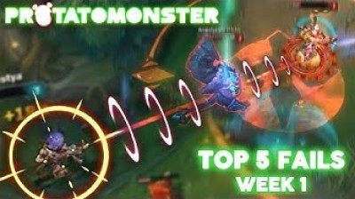 TOP 5 League of Legends Fails