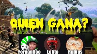 LOLITO FDEZ, FERNANFLOO, RUBIUS y muchos mas youtubers en Fortnite Battle Royale