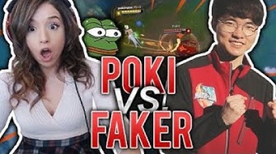 Pokimane vs Faker mid lane!! LoL