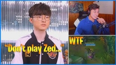 LL Stylish Crazy Reaction to The tips of Faker's Zed