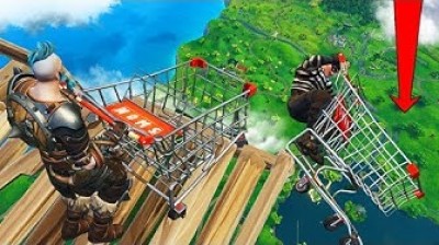 Coches de choque a máxima altura - Fortnite Battle Royale