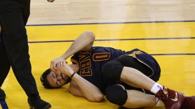 Compilation of Kevin Love injuries