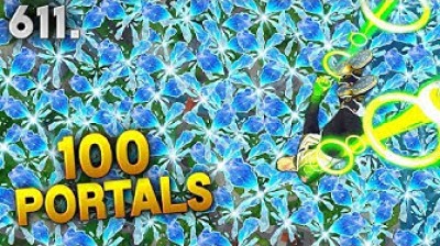 10 seconds, 100 portals - Fortnite Funny Fails