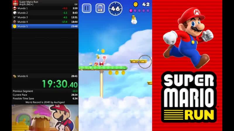 Other places genius excuse Super Mario Run - SpeedRun (28:24) World Record - TokyVideo