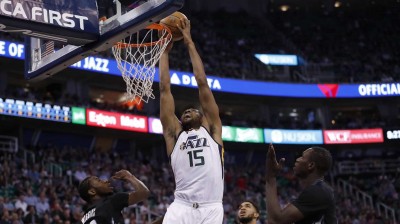 Derrick Favors Brutal Dunks