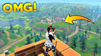 INSANE No Scope Snipe! Fortnite Battle Royale