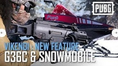 Vikendi New Features - G36C and Snowmobile - PUBG