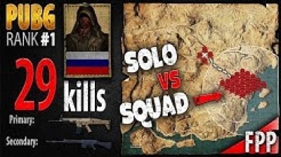 Recrent 29 kills [EU] Solo vs Squad FPP - PLAYERUNKNOWN'S BATTLEGROUNDS