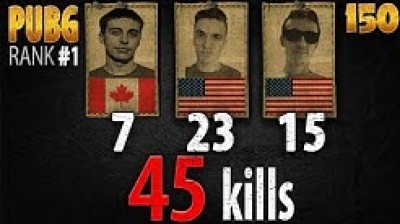 Shroud & just9n & Chad 45 kills [NA] SQUAD FPP - PLAYERUNKNOWN'S BATTLEGROUNDS