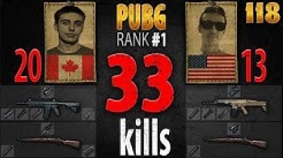 Shroud & just9n 33 kills DUO - 1st person PLAYERUNKNOWN'S BATTLEGROUNDS