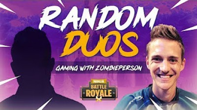 NINJA juega con un crack de 7 años!! Duos Random en Fortnite Battle Royale