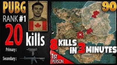 Shroud 20 kills SOLO - 1st person PLAYERUNKNOWN'S BATTLEGROUNDS