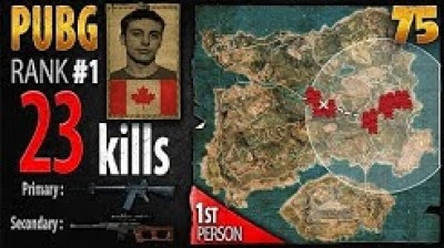 Shroud 23 kills DUO - 1st person PLAYERUNKNOWN'S BATTLEGROUNDS