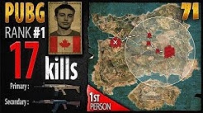 Shroud 17 kills SOLO - 1st person - PLAYERUNKNOWN'S BATTLEGROUNDS