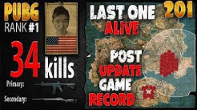 PUBG - Menthol 34 kills [AS] SQUAD - PLAYERUNKNOWN'S BATTLEGROUNDS