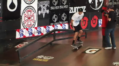 Nyjah Huston winning run in Tampa PRO 2014