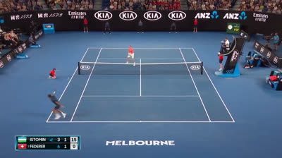 Impresionante passing de Federer a Istomin