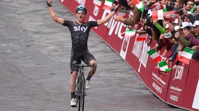 Michal Kwiatowski win at the Strade Branche