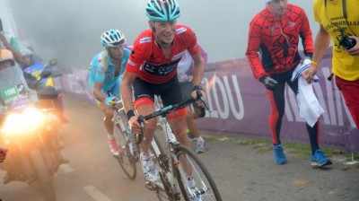 Chris Horner EPIC CLIMB at L'Angliru with 41 years old