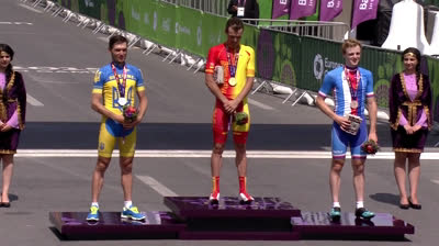 Luis Leon Snchez wins the Gold Medal in the European Games