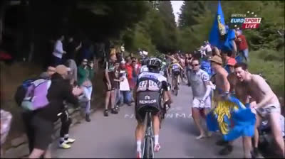 Poels throws annoying fan glasses