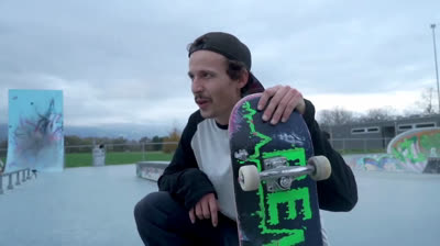 Impossible tricks of Rodney Mullen. Episode 11 "Halfcab Crooked Grind to Nollie Inward Heelflip"