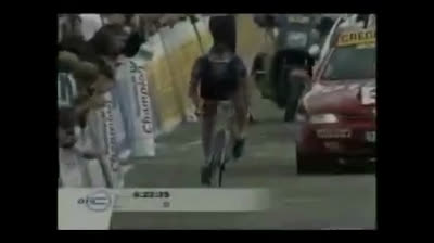 Lance Armstrong at the Alpe d'Huez 2001