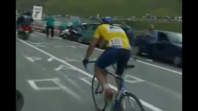 Lance Armstrong Sestrieres Climb 1999