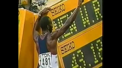 Michael Johnson - La Bestia- Record en 400 metros