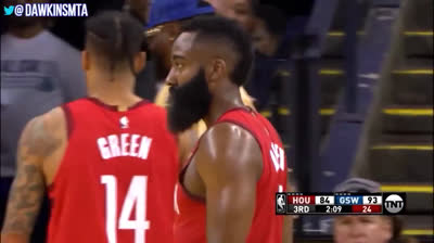 Impresionante partido de Harden contra Golden State