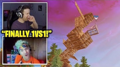 NINJA vs DR LUPO 1vs1 ¡¡Batalla de construcciones!! Mejores momentos de Live Streams!!