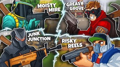 ¡¡El reto de las 4 esquinas!! Ninja, DrLupo, and Timthetatman - Fortnite Battle Royale