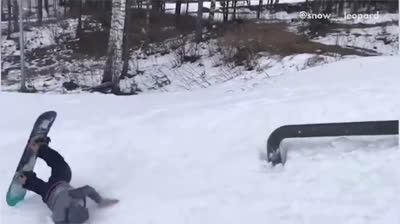 Una compilation delle peggiori cadute sulla neve