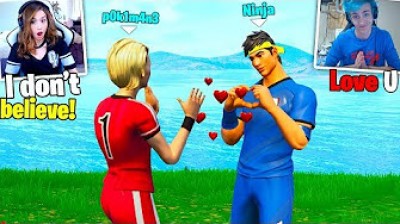 NINJA se enamora de POKIMANE - Duos en Fortnite Battle Royale