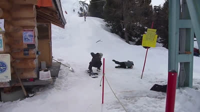 How NOT  to take a ski-lift