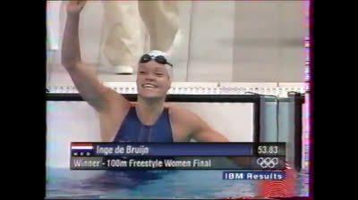 Omge de Briokm Campionessa stile libero 100m femminile